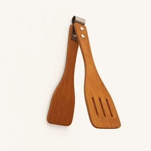 انبر سالاد و پخت و پز چوبی