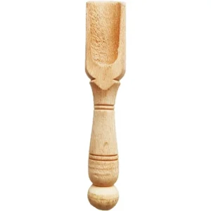 پیمانه ادویه چوبی دسته بلندی تکی