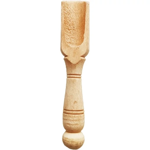 پیمانه ادویه چوبی دسته بلندی تکی