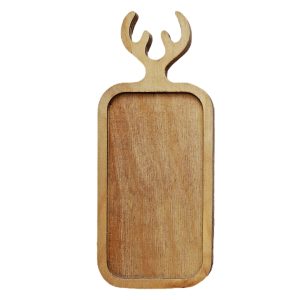 سینی پذیرایی یک نفره طرح شاخ گوزنی