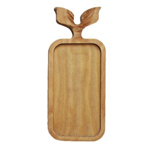 سینی پذیرایی یک نفره طرح برگ